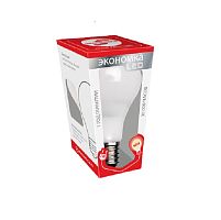 Лампа светодиодная Космос Экономка А60 Груша Е27 220В 5Вт 420лм 3000К 55х108мм картинка 